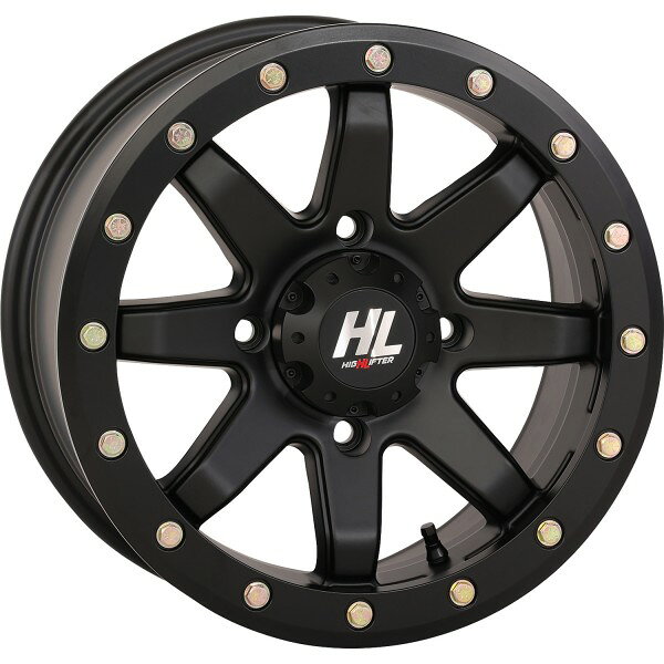  ハイリフター HIGHLIFTER HL9 ホイール リア 15×10 4/156 5+5 20年-22年 YXZ1000R SS XT-R 4x4 マットブラック 0230-1262 HD店
