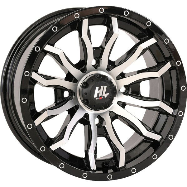 ハイリフター HIGHLIFTER HL21 ビードロックホイール フロント、リア 14×7 4/137 4+3 12年-13年 KRT 750 Teryx4 EPS 4x4 黒 0230-1290 HD店