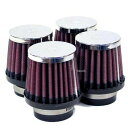 K&N カスタムエアフィルター ラウンドテーパー 4個セット Φ35/L57mm RC-0794 HD店