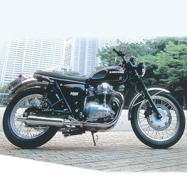 【メーカー在庫あり】 ポッシュ POSH エキゾーストパイプ W1タイプ W650 040051-10 HD店