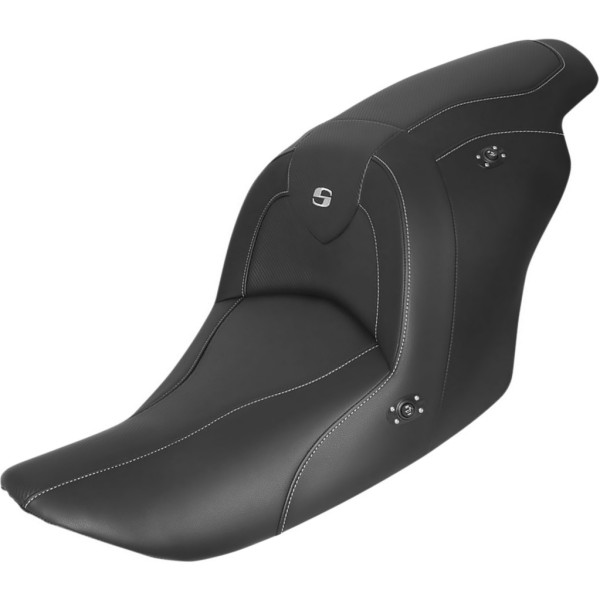 【USA在庫あり】 サドルメン SADDLEMEN カーボンファイバーヒートシート 14年-17年 GL1800F6B Gold Wing Bagger Deluxe バックレスト無 黒 0810-2333 HD店