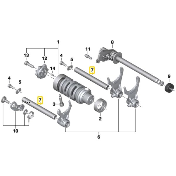 BMW純正 シフト レール 23308564420 HD店