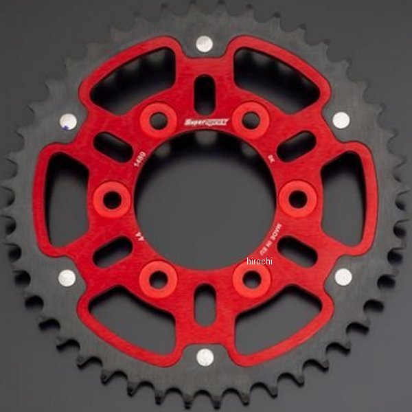 【メーカー在庫あり】 ピーエムシー PMC Super SPROX リアスプロケット 525-42T 18年-23年 Z900RS、Z900RSカフェ 赤 189-6121 HD店