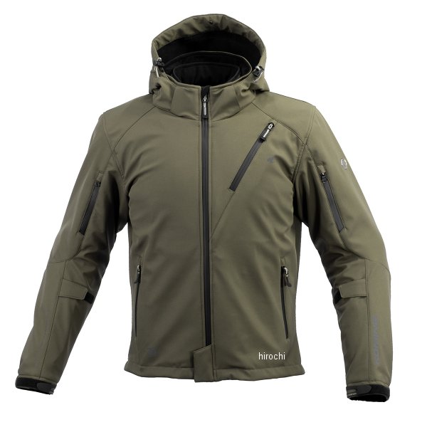 【メーカー在庫あり】 コミネ KOMINE 秋冬モデル プロテクトソフトシェルウィンターパーカ-IFU ネオオリーブ Mサイズ JK-5792 HD店(2)