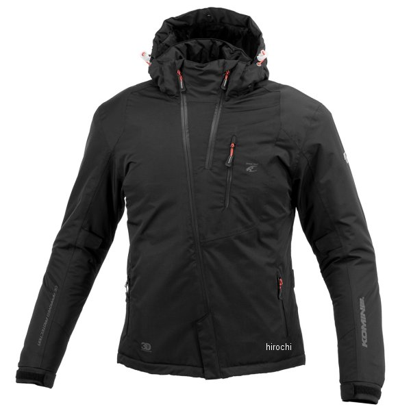 Nylon Jackets - 【メーカー在庫あり】 コミネ KOMINE 秋冬モデル プロテクトウインターパーカ ネオブラック 2XLサイズ JK-5892 HD店