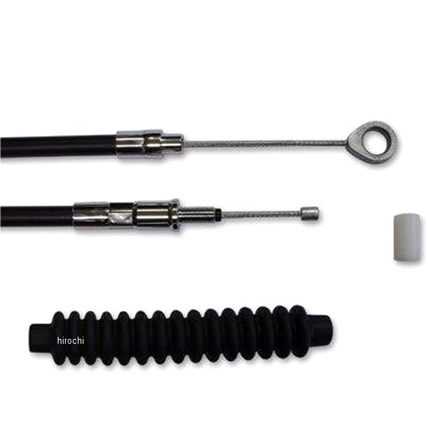 【メーカー在庫あり】 ガッツクローム クラッチケーブル 62.68インチ 6速ダイナ/ソフテイル 黒 0652-14..