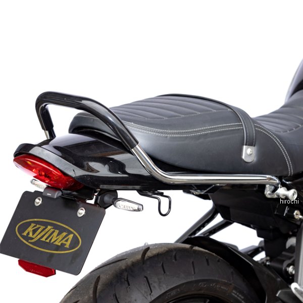 【メーカー在庫あり】 2510-5443 キジマ タンデムグリップ Z900RS、Z900RSカフェ メッキ/ラバー 210-5443 HD店