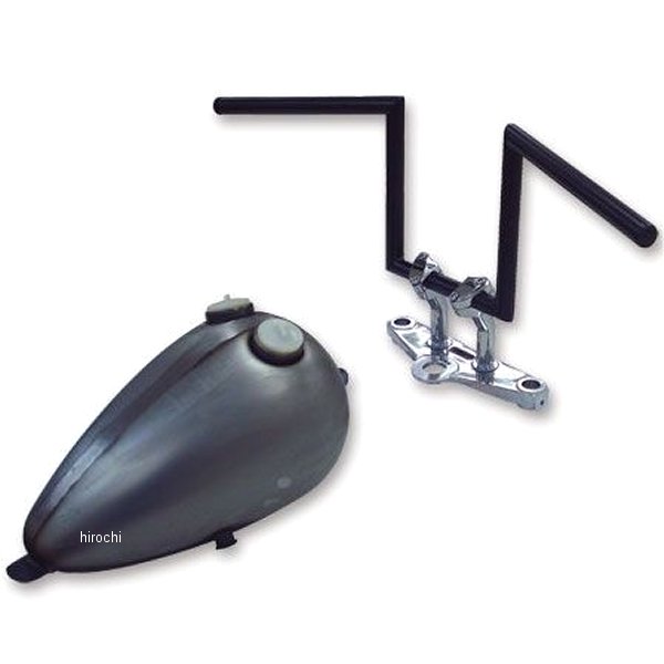 【メーカー在庫あり】 ガッツクローム Z BAR 10インチ ヘコミ有 黒 2050-0110 HD店