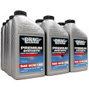 【メーカー在庫あり】 ガッツクローム DRAG トランスミッションオイル 100%化学合成 80W140 ビッグツイン用 12本入り 3603-0071C HD...