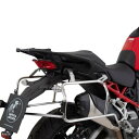 ヘプコアンドベッカー HEPCO&BECKER サイドキャリア カットアウトセット 21年 ドゥカティ Multistrada V4S シルバー 6517614...