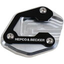 【メーカー在庫あり】 ヘプコアンドベッカー HEPCO&BECKER サイドスタンド エンラージメント 21年 トレーサー9 シルバー/黒 42114572 00 91 HD店
