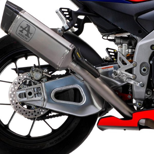アロー ARROW スリップオンマフラー ステンリンクパイプ付 Pista 19年-20年 RSV4 1100ファクトリー チタン 71002PT HD店