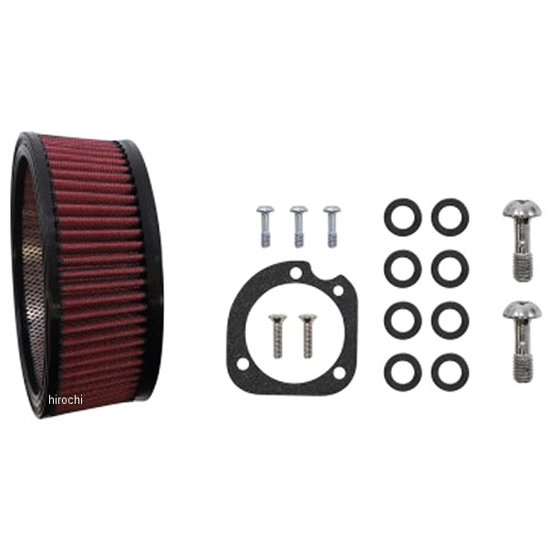 Rakuten - 【USA在庫あり】 S&Sサイクル S&S CYCLE AIR CLEANER A-STNG 07-22B 1010-2968 HD店