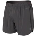 【メーカー在庫あり】 サックス SAXX 2024年モデル ショーツハーフパンツ ハイテイル 2N1 RUN SHORT GRA XLサイズ SXSP01L HD店