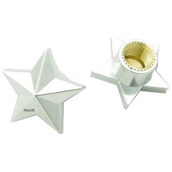 【メーカー在庫あり】 ガッツクローム バルブキャップセット スター クローム AA111ST HD店(2.0)