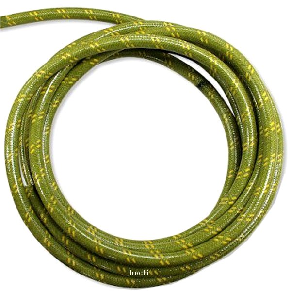 【メーカー在庫あり】 ガッツクローム ビンテージスタイルプラグコード 緑/黄 汎用 AM-028 HD店