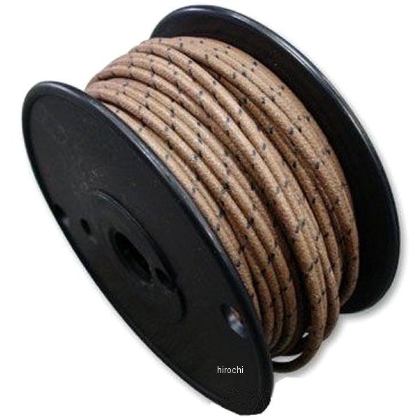 【メーカー在庫あり】 ガッツクローム クロスカバーワイヤー 16ゲージ 茶/黒 1ロール AM-071R HD店