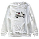 ホンダ スーパーカブ スウェットシャツ ベーシック 白 Mサイズ 2202HD02-31 HD店(2)