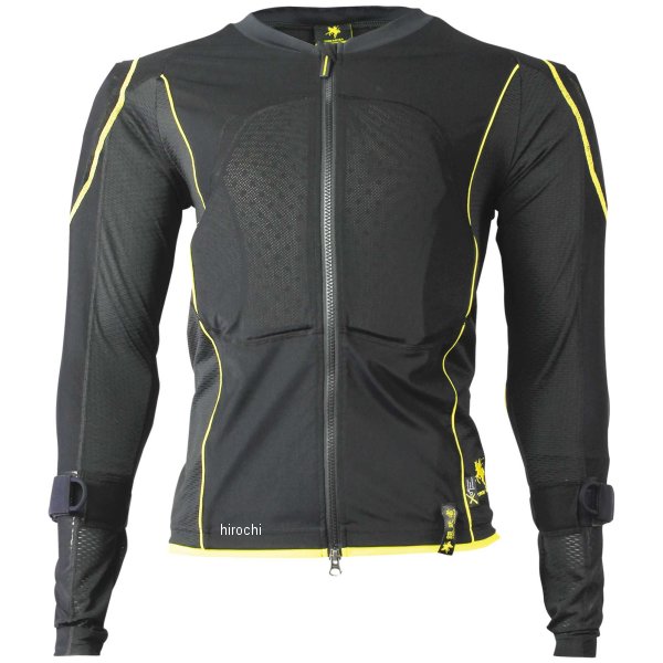 鎧武者 ボディプロテクター XRDレイヤリングパッド使用 フラクタルモデル 黒 XLサイズ YM-1780 HD店