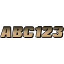 【USA在庫あり】 ハードライン HARDLINE ステッカー 76mm ベージュ/カーボン (146枚入り) BRBKG300 HD