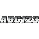 【USA在庫あり】 ハードライン HARDLINE ステッカー 76mm 白/カーボン (146枚入り) WHBKG300 HD