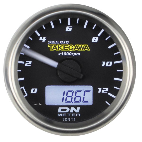 【メーカー在庫あり】 SP武川 φ48スモールDN タコメーターキット 12500RPM ホワイトLEDダックス125 05-05-0107 HD店