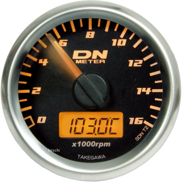 SP武川 φ48スモールDN タコメーターキット 16000RPM オレンジLED ダックス125 05-05-0108 HD店