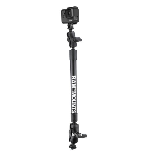 【メーカー在庫あり】 ラムマウント RAM Mounts GoProマウント＆トラックボールベースセット(タフポール) 全長55.8cm 1.5インチボール RAP-354TRA1-12AGOP1 HD店