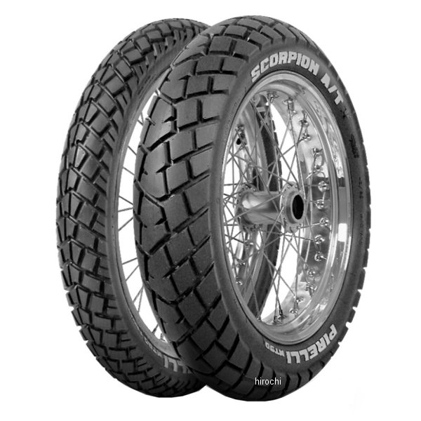 ピレリ PIRELLI スコーピオン MT90 A/T用途:フロントタイヤ幅:90mmリム径:21インチ偏平率:90%構造:バイアス荷重指数:54(212kg)速度記号:S(180km/h)チューブタイヤ1本売りオンロードからオフロードまで、幅広いシチュエーションに対応するスーパートレール。3983100楽天 HD店　