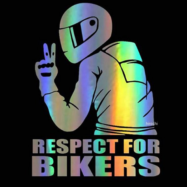 エナジープライス EnergyPrice RESPECT FOR BIKERS粘着シール 虹色 27363034 HD店