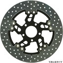 サンダーバイク フローティング ブレーキ ディスク Big Speed 300mm ポリッシュ 84-73-160 HD店(2)