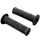 【メーカー在庫あり】 #717 プログリップ PRO-GRIP グリップ 貫通 スーパーバイク 青/黒 98038 HD店