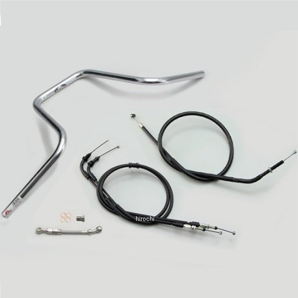 ハリケーン ストリートハンガー ハンドルセット モンキー125 クローム H034-015C HD店