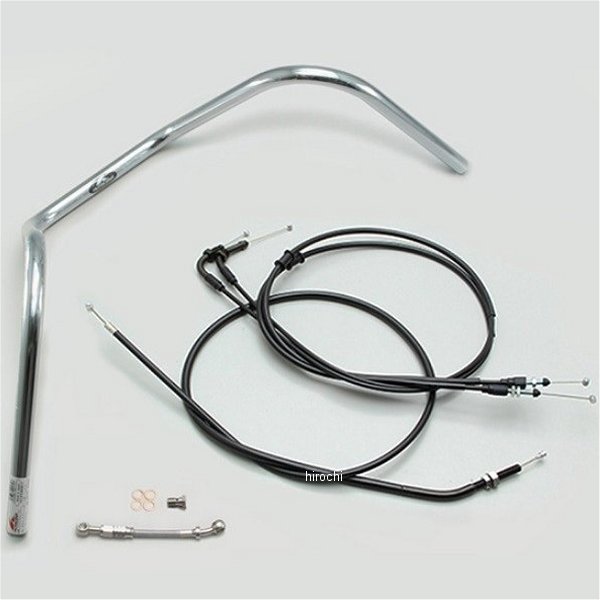 ハリケーン 300エイプハンガー1型 ハンドルセット モンキー125 クローム H034-082C HD店