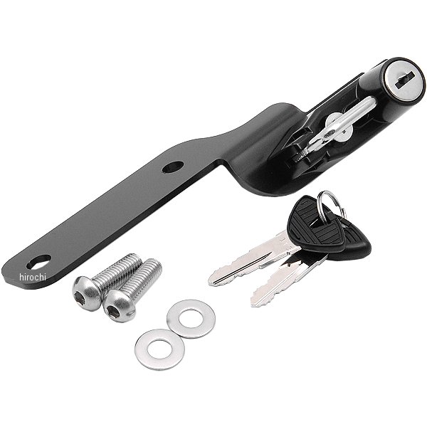 【メーカー在庫あり】 キジマ ヘルメットロック 18年以降 CB125R、CB250R 黒 303-1593 HD店