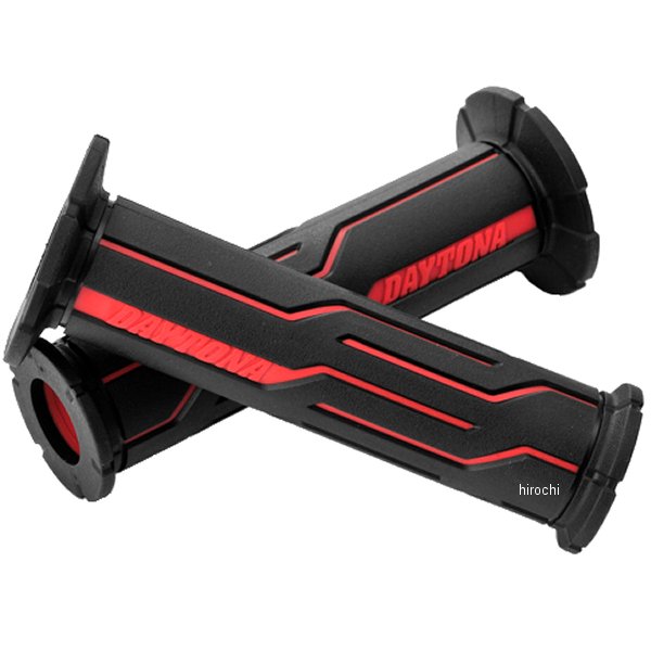 【メーカー在庫あり】 デイトナ グリップ GRIPPY GRIP GG-D-LINE 22.2φ 黒/赤 98445 HD店