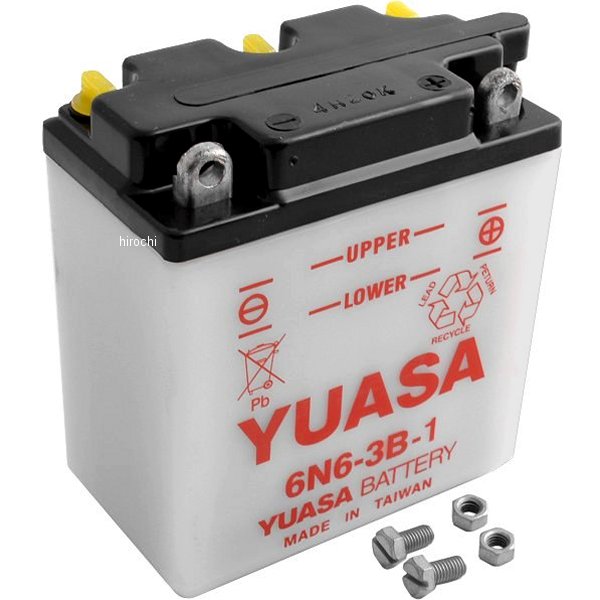 【USA在庫あり】 ユアサ バッテリー 開放型 6V Y6N6-3B-1 HD店