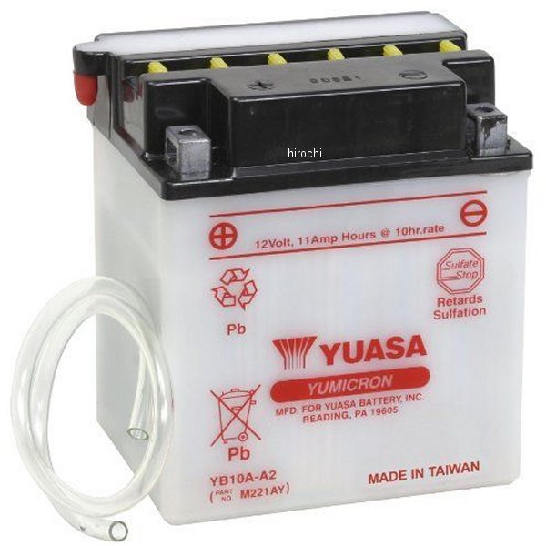 【USA在庫あり】 ユアサ バッテリー 開放型 YB10A-A2 YB10A-A2 HD店