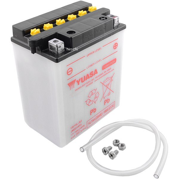 【USA在庫あり】 ユアサ YUASA バッテリー 開放型 YB14L-A2 YB14L-A2 HD店