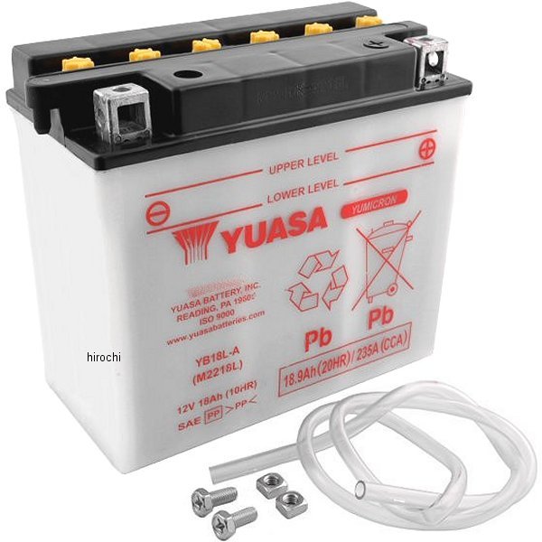 【USA在庫あり】 ユアサ YUASA バッテリー 開放型 YB18L-A YB18-LA HD店