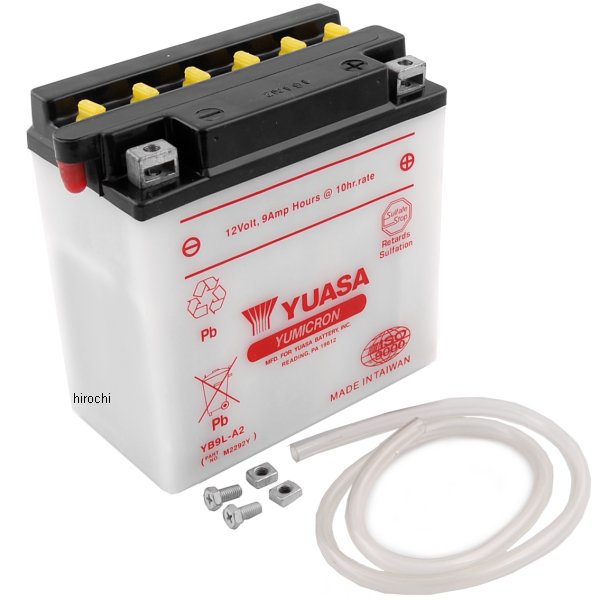 【USA在庫あり】 ユアサ バッテリー 開放型 YB9L-A2 YB9L-A2 HD店
