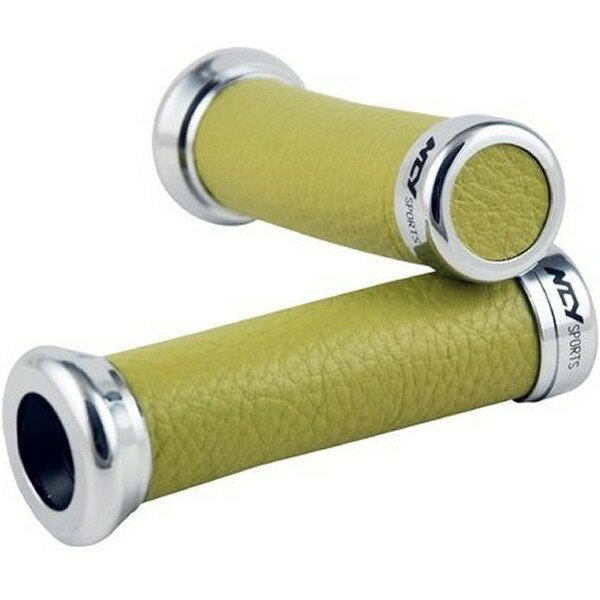 NCY 汎用レトロレザー グリップセット グリーン 18158267 HD店