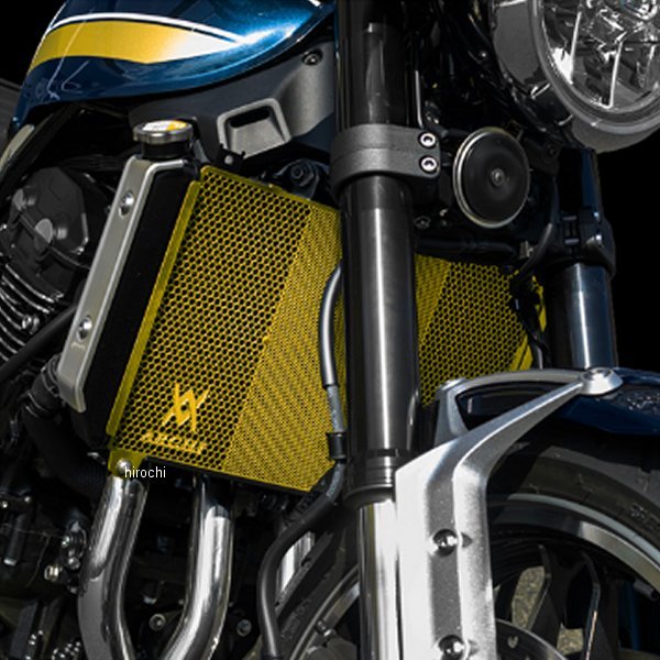 【メーカー在庫あり】 ピーエムシー PMC ARCHI ラジエターコアガードver.ARCHI 21年以降 Z900RS、Z900RSカフェ ゴールド 184-5013 HD店