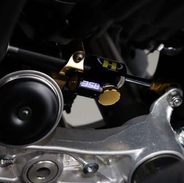 【メーカー在庫あり】 ハイパープロ HYPERPRO CNCステアリングダンパーステー 75mm/TYPE-10 22年 ハヤブサ ゴールド 22115029 HD店