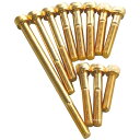 【メーカー在庫あり】 ポッシュ POSH ステンレスキャップボルト 24Kメッキ M6x50 2個入り 811640-050 HD店(2)