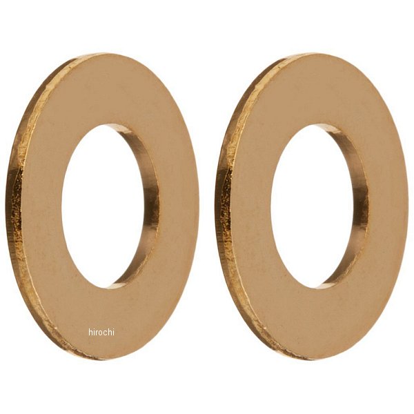 【メーカー在庫あり】 ポッシュ POSH 平ワッシャー 汎用 24Kメッキ ステンレス M6 ゴールド 2個入り 811690-06 HD店