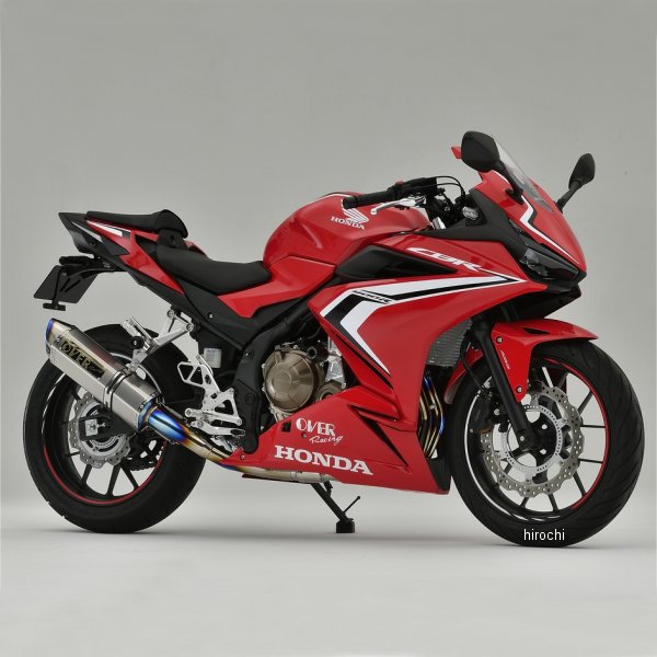 オーヴァー OVER フルエキゾースト TT-Formula RS 2-1 政府認証 19年以降 CBR400R フルチタン 25-102-11 HD店