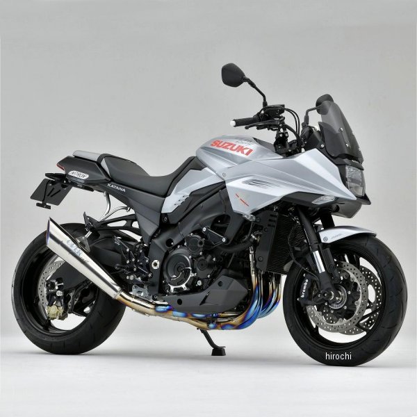オーヴァー OVER フルエキゾースト チタンメガホンマフラー 4-2-1 政府認証 19年-21年 KATANA 25-56-02 HD店