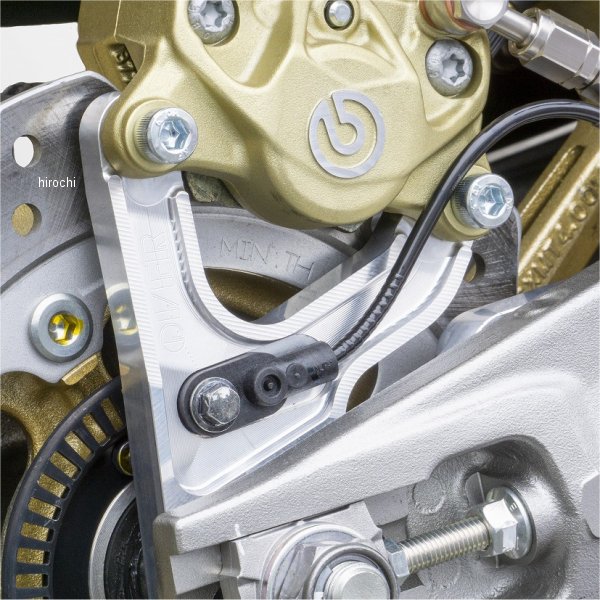 オーヴァー OVER リアキャリパーサポート ブレンボ2P用 17年-19年 CBR250RR ABS シルバー 83-021-21 HD店