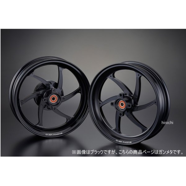 オーヴァー OVER GP-SIX ホイールセット 2.70/3.50-12 ABS対応 18年以降 モンキー125 ガンメタ 82-012-201GM HD店